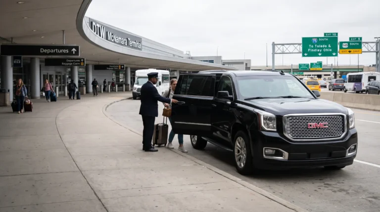 Taxi from Metro Detroit Airport to Toledo