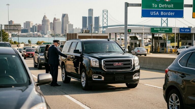 taxi from Windsor to Detroit