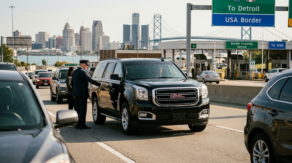 taxi from Windsor to Detroit