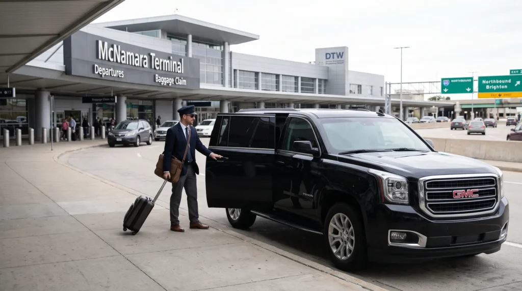 detroit-metro-airport-to-brighton-michigan